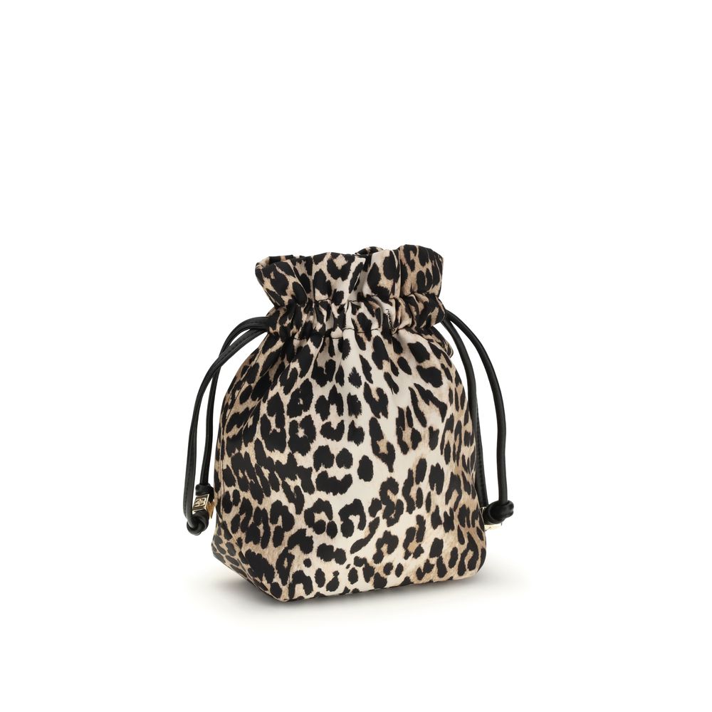 Ganni Multicolor Recycled Polyester Clutch Bag