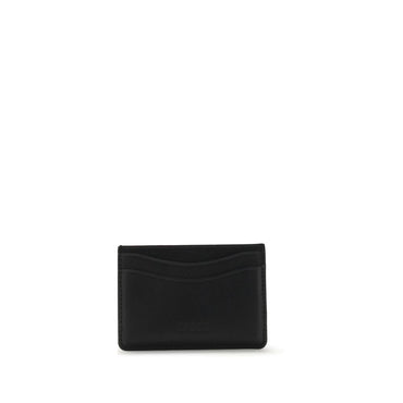 Ganni Black Recycled Leather Wallet