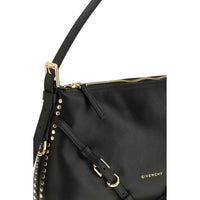 Givenchy Black Calf Leather Bos Taurus Shoulder Bag
