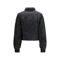 Ganni Black Cotton Denim Jacket