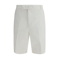 Thom Browne White Polyester Bermuda Shorts