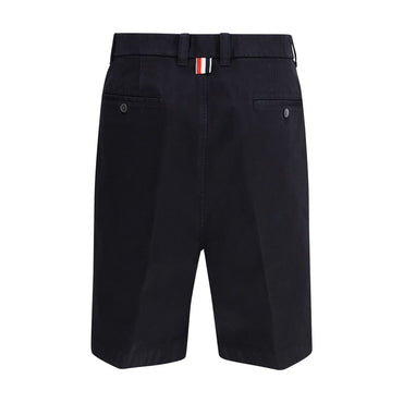 Thom Browne Blue Polyester Bermuda Shorts