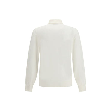 Brunello Cucinelli Cream Cotton Shirt