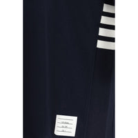 Thom Browne Blue Cotton Polo Shirt