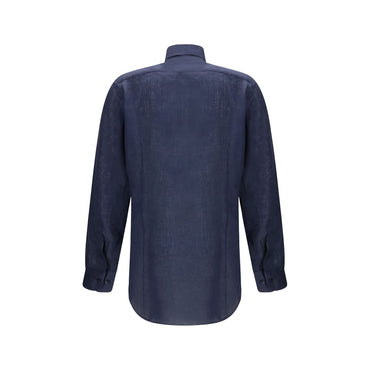 Etro Blue Denim Shirt