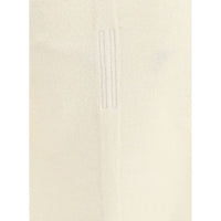 Rick Owens Cream Fleece Wool Cardigan