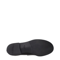 Prada Black Leather Slip-On Loafers