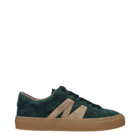Moncler Green Leather Sneakers