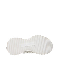 Moncler Beige Leather Low Top Sneakers