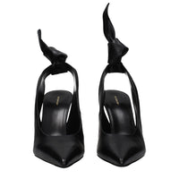 Givenchy Black Leather High Heel Pumps