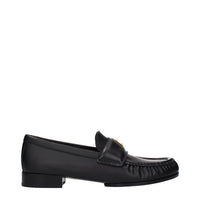 Givenchy Black Leather Slip-On Loafers