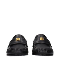 Givenchy Black Leather Slip-On Loafers