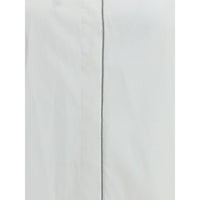 Brunello Cucinelli White Cotton Dress Shirt