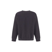 Ganni Black Cotton Sweatshirt