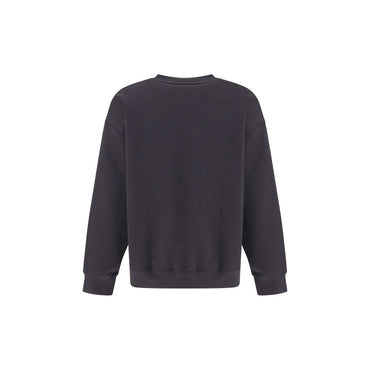 Ganni Black Cotton Sweatshirt
