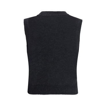 Ganni Black Wool Sweatshirt