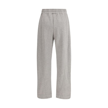 Ganni Gray Cotton Casual Pants