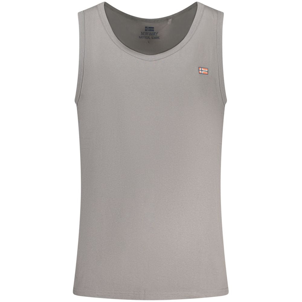 Norway 1963 Grigio Cotton Men Tank Top