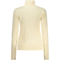 Norway 1963 White Viscose Women's Turtleneck Sweater