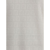 Fendi White Viscose T-Shirt