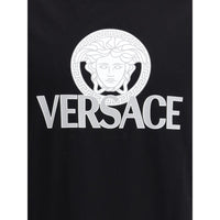 Versace Black Cotton T-Shirt
