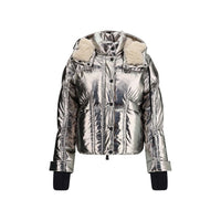 Moncler Grenoble Silver Polyester Shell Jacket
