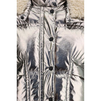 Moncler Grenoble Silver Polyester Shell Jacket