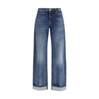 Khaite Blue Cotton Jeans Denim