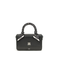 Amiri Black Calf Leather Bos Taurus Shoulder Bag