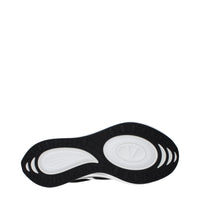 Valentino Garavani White Fabric Athletic Sneakers