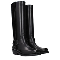 Valentino Garavani Black Leather Boots