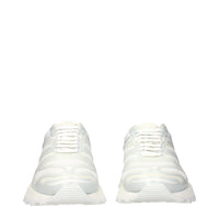 Maison Margiela White Fabric Athletic Sneakers