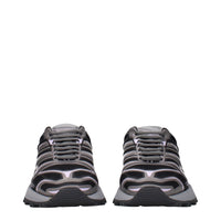 Maison Margiela Black Fabric Athletic Sneakers