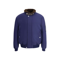 Brunello Cucinelli Blue Polyamide Bomber
