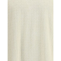 Off-White Cream Cotton T-Shirt