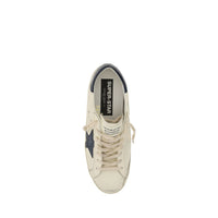 Golden Goose White Goatskin Low Top Sneakers