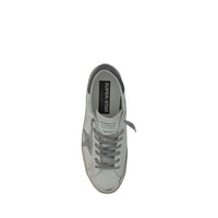 Golden Goose White Goatskin Low Top Sneakers