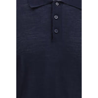 Golden Goose Blue Merino Wool Shirt