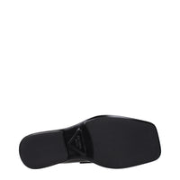 Prada Black Leather Slip-On Loafers