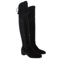 Prada Black Velvet Over The Knee