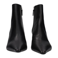 Prada Black Leather Ankle Boots