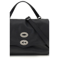 Zanellato Blue Calf Leather Bos Taurus Shoulder Bag