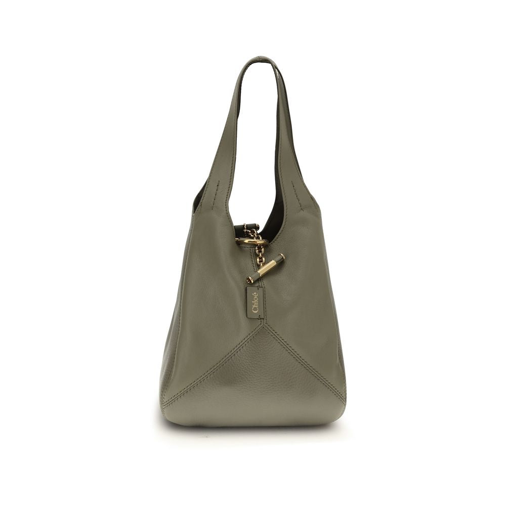 Chloé Green Calf Leather Bos Taurus Shoulder Bag