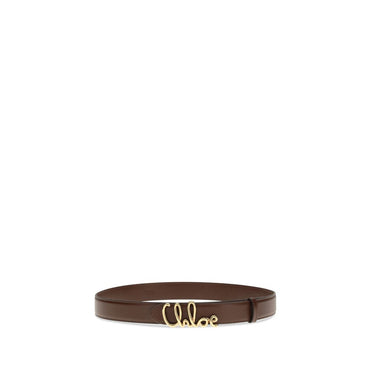 Chloé Brown Calf Leather Bos Taurus Regular Belt