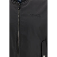 Versace Black Polyamide Bomber