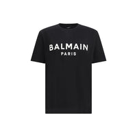 Balmain Black Cotton T-Shirt
