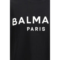 Balmain Black Cotton T-Shirt