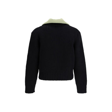Namacheko Black Wool Cardigan