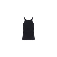 Fendi Black Cotton Tank Tops