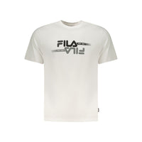 Fila White Cotton Men T-Shirt